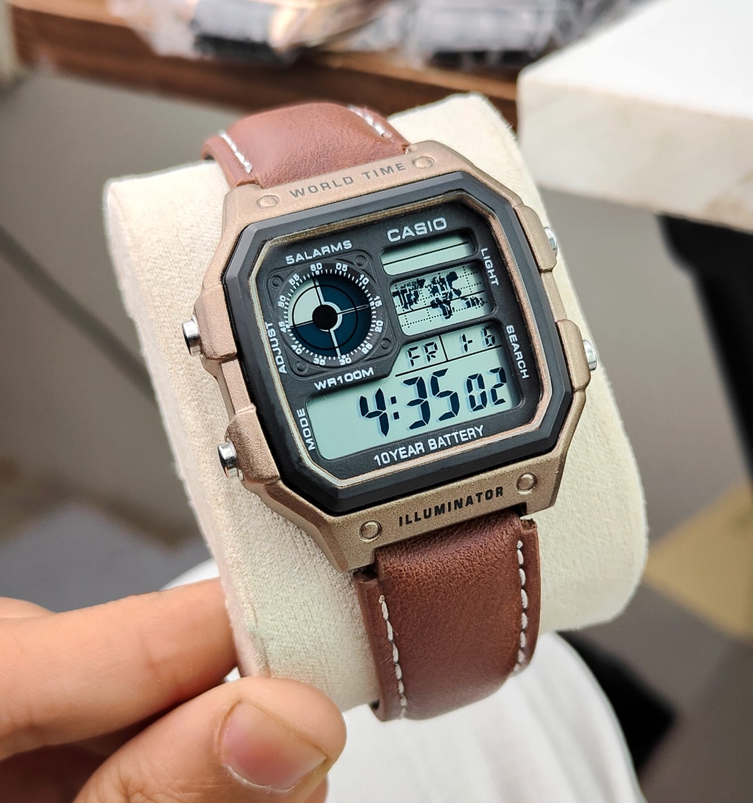 Casio Vintage World Time Digital Watch
