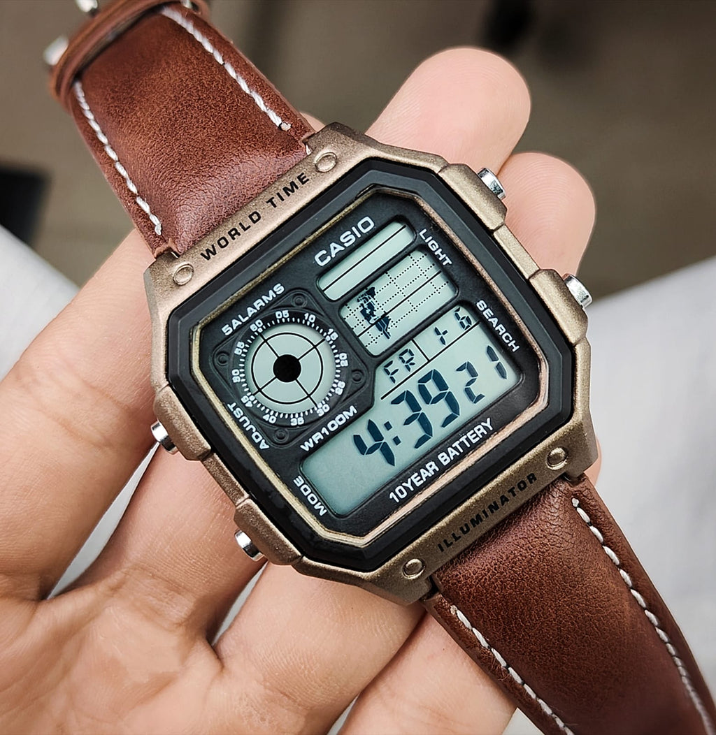Casio Vintage World Time Digital Watch