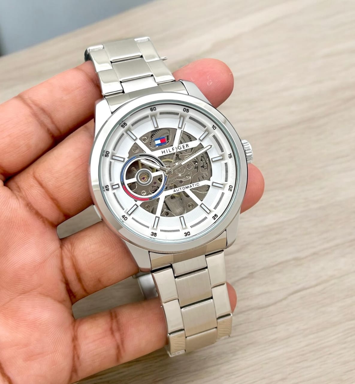 Tommy Hilfiger Automatic Skeleton Watch