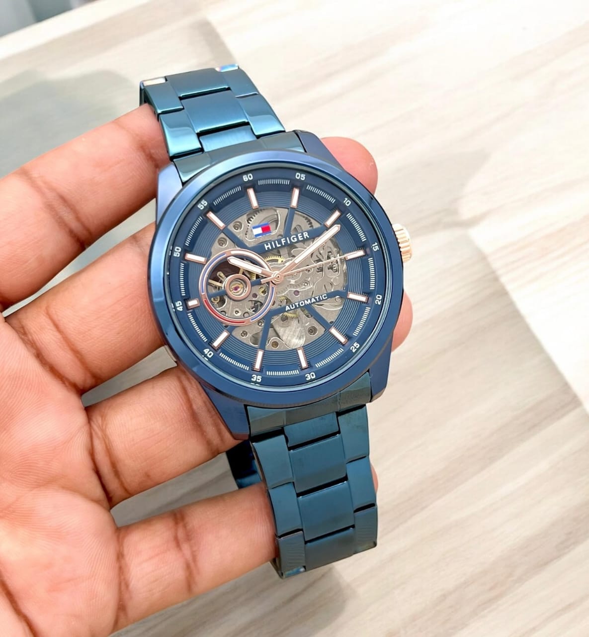 Tommy Hilfiger Automatic Skeleton Watch