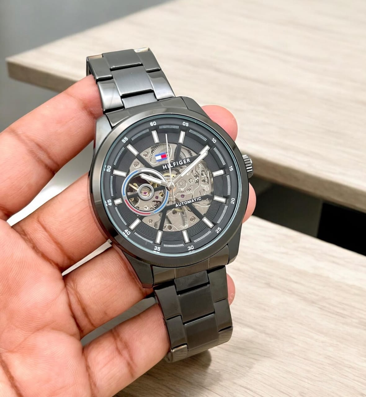 Tommy Hilfiger Automatic Skeleton Watch