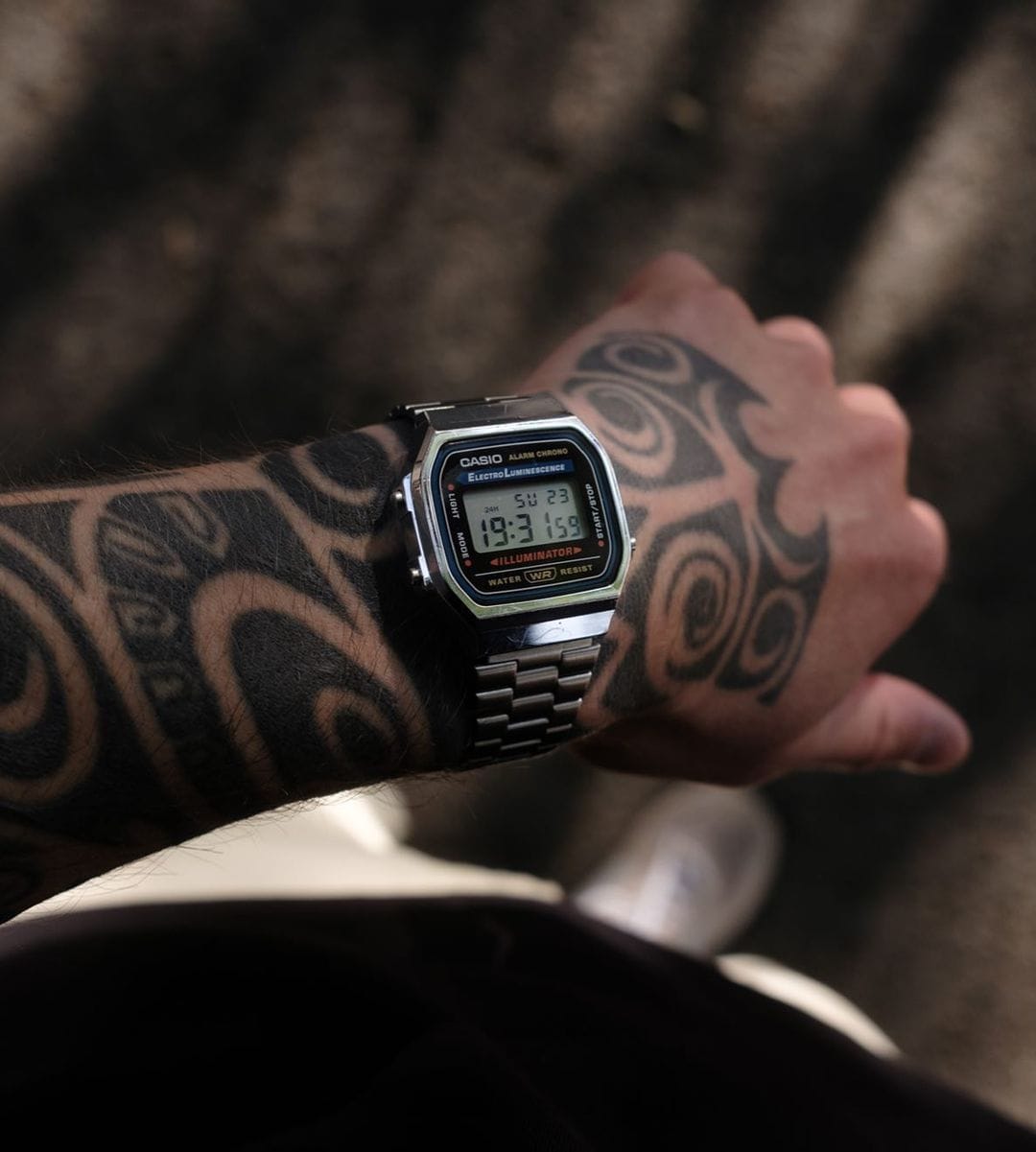Casio Vintage Silver Digital Watch