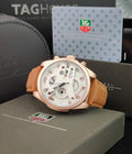 TAG Heuer Carrera Rose Gold Leather