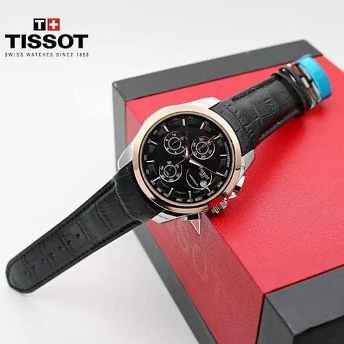 Tissot Executive Black Chronograph Leather