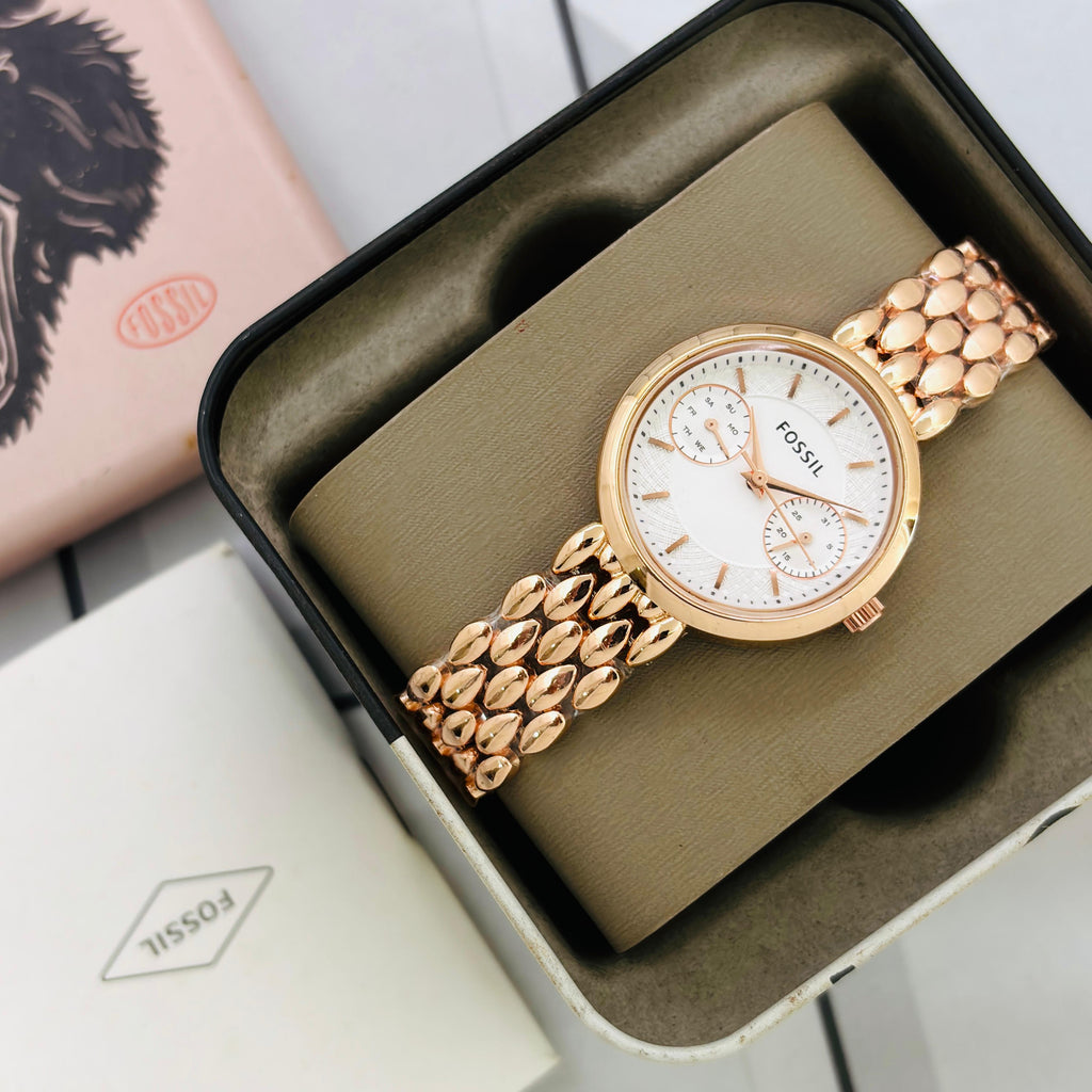 Fossil Womens Rose Gold