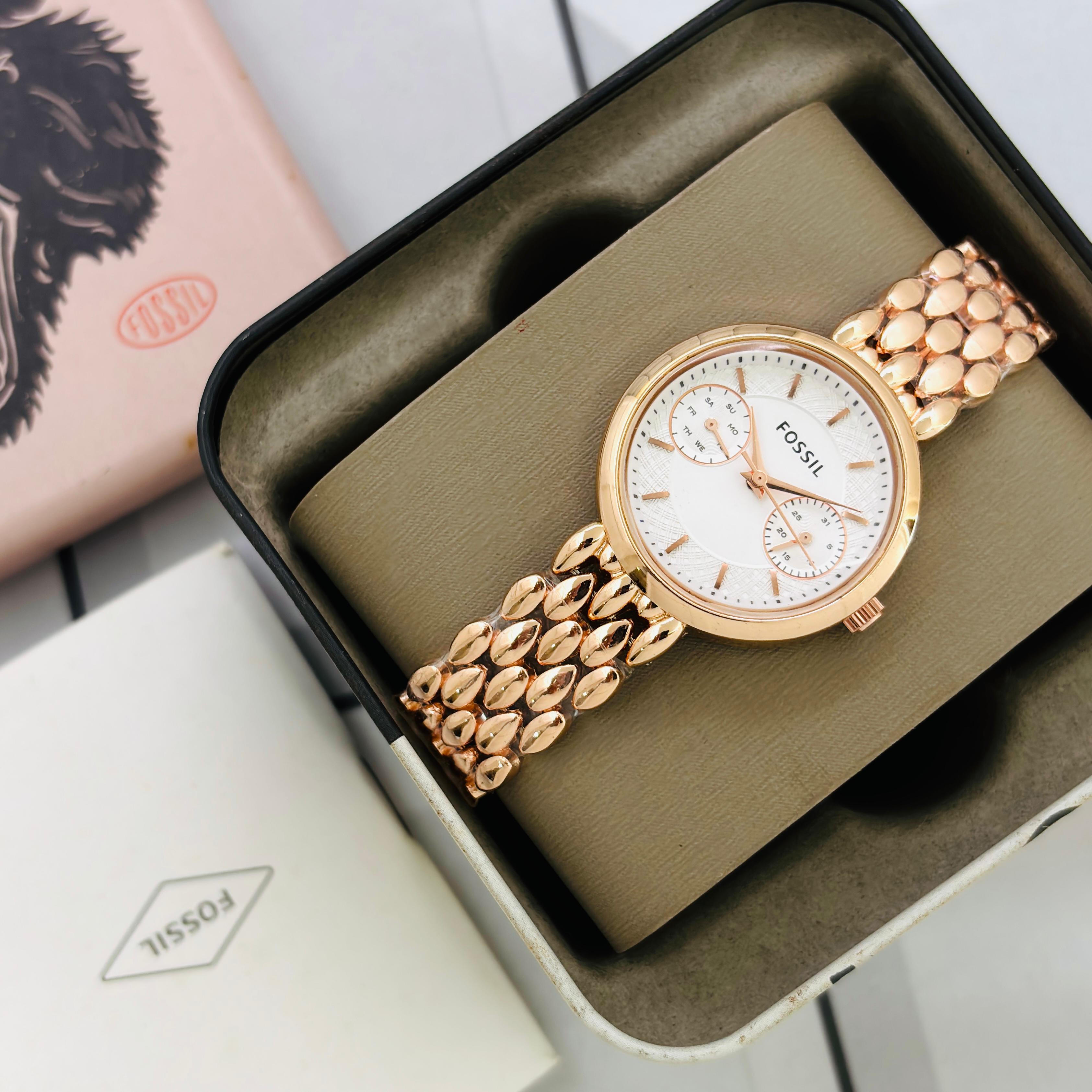 Fossil Womens Rose Gold
