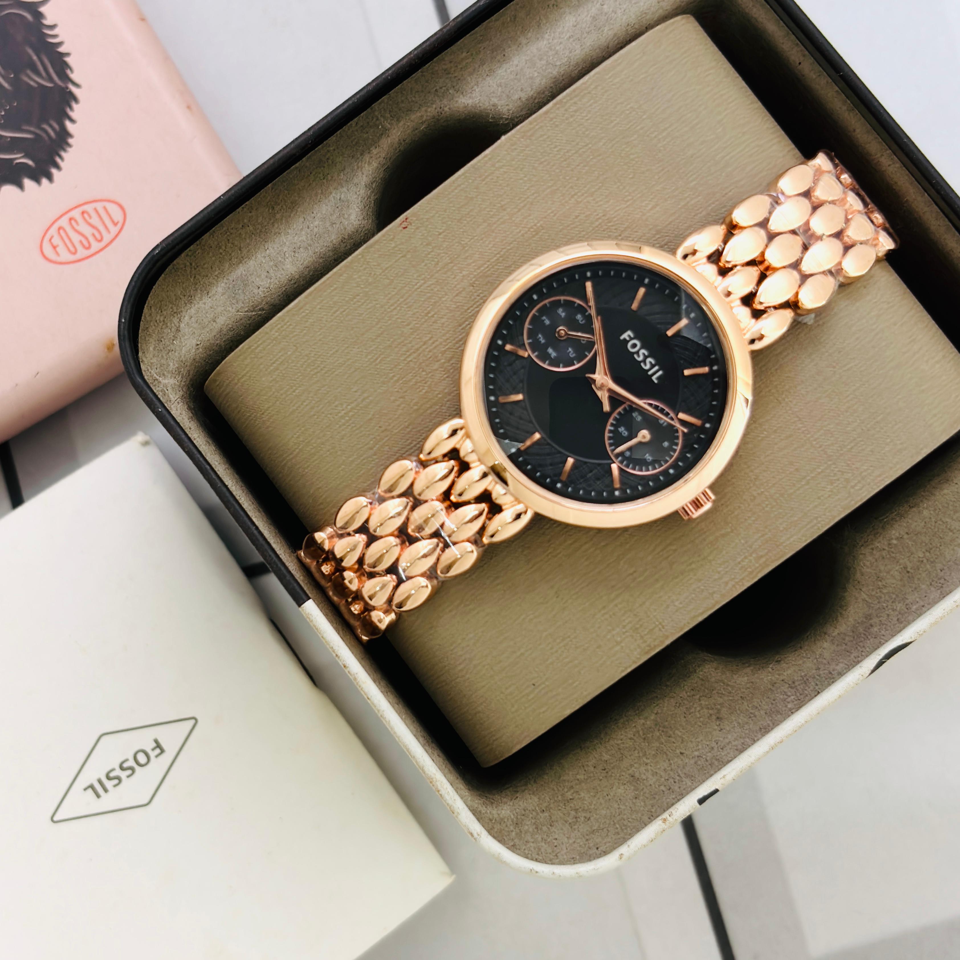 Fossil Womens Rose Gold
