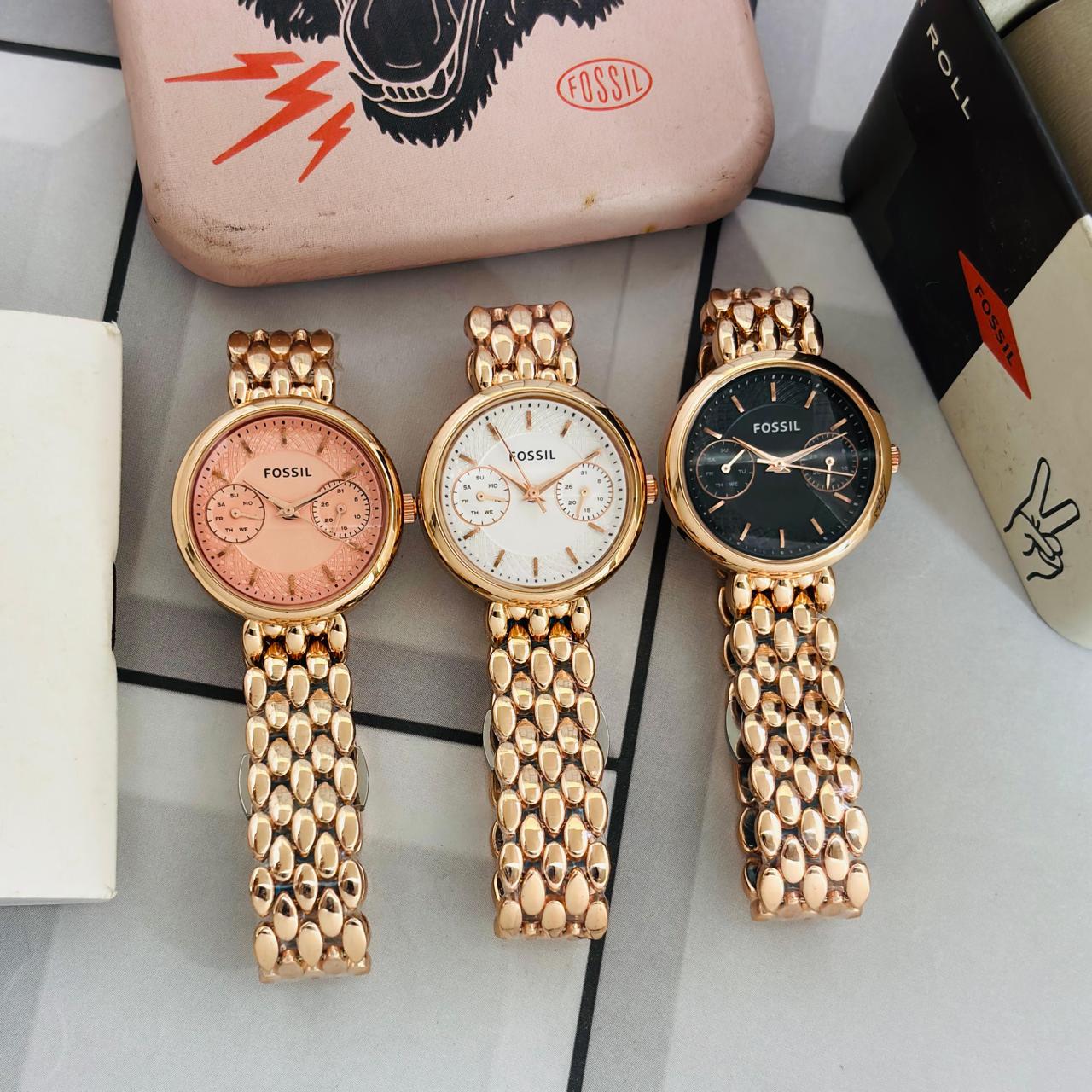 Fossil Womens Rose Gold