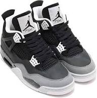 Air Jordan 4 Black Sneakers